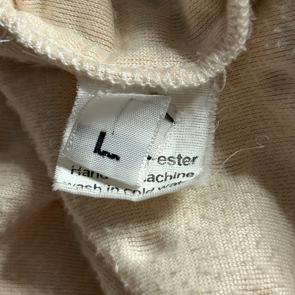 Vintage Karen Luu Home Couture Robe Women’s L Ivory Velour - Picture 7 of 9